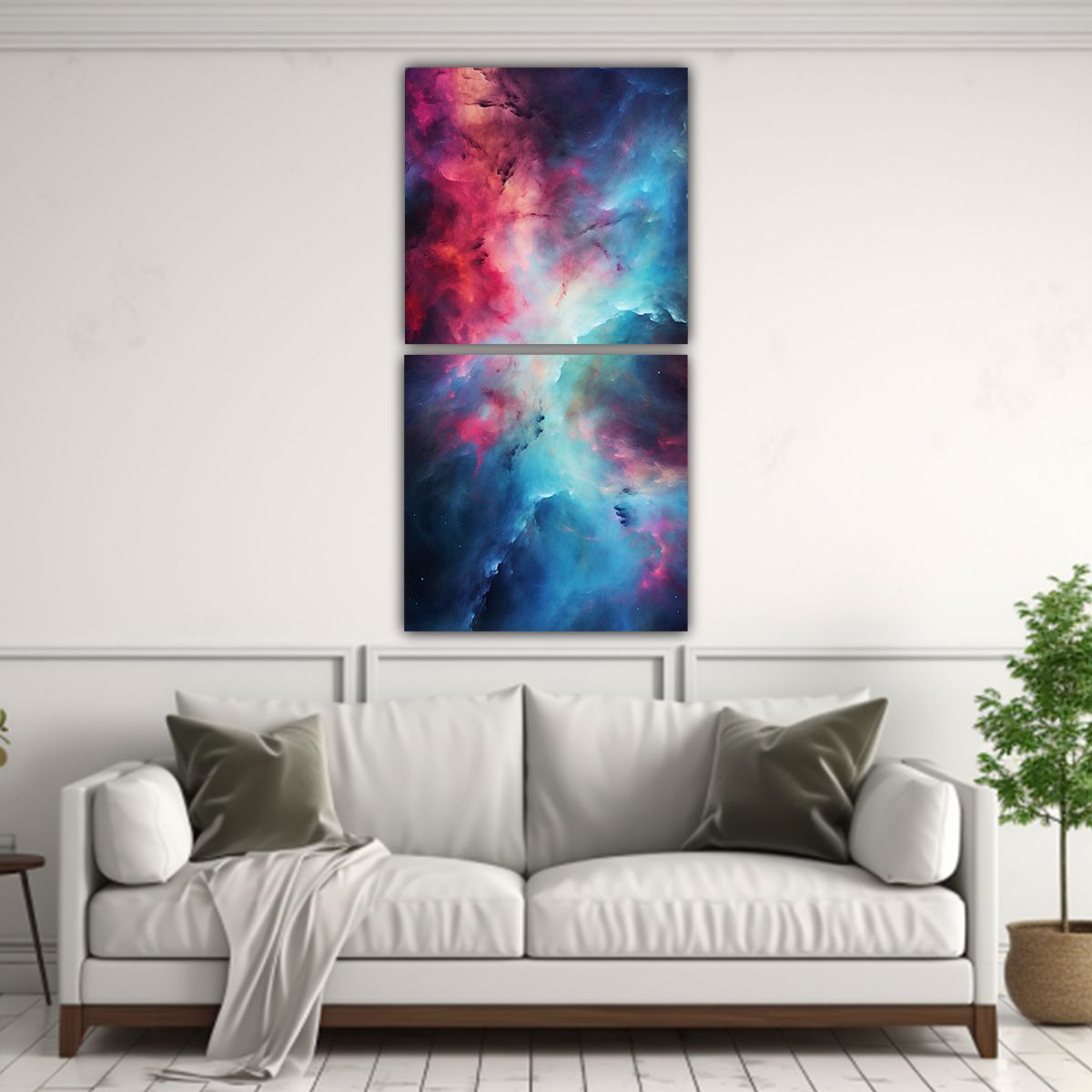 GENERICO - Pinturas Decorativas Abstracción Cósmica De 30x60 Cm