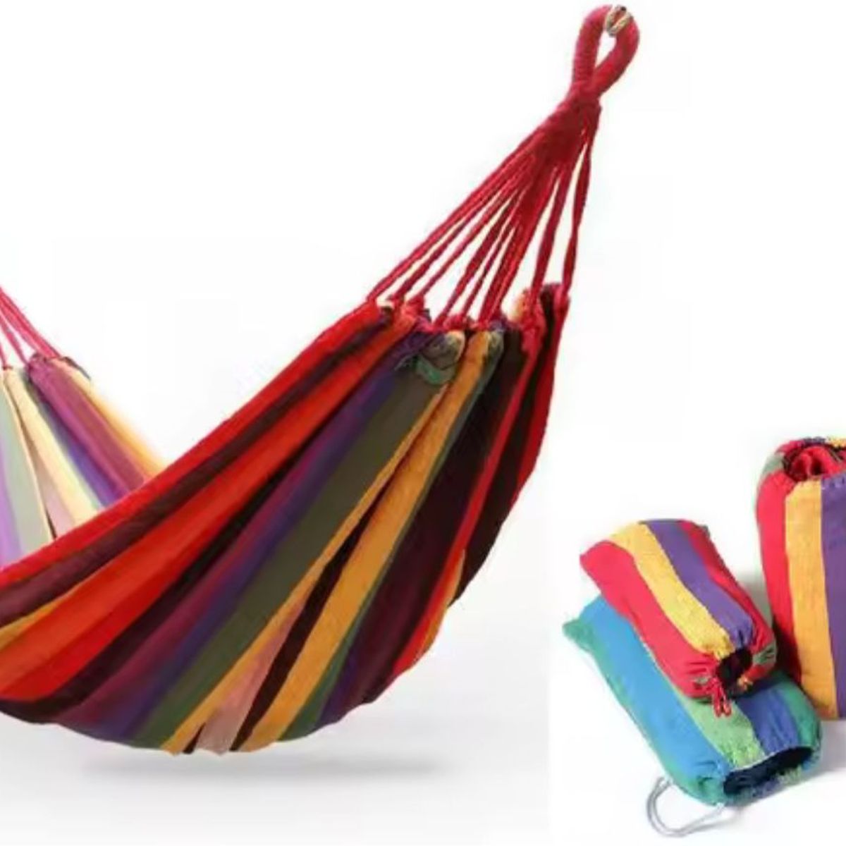 GENERICO - Hamacas 100% Algodón Premium 2 Plazas Hamaca
