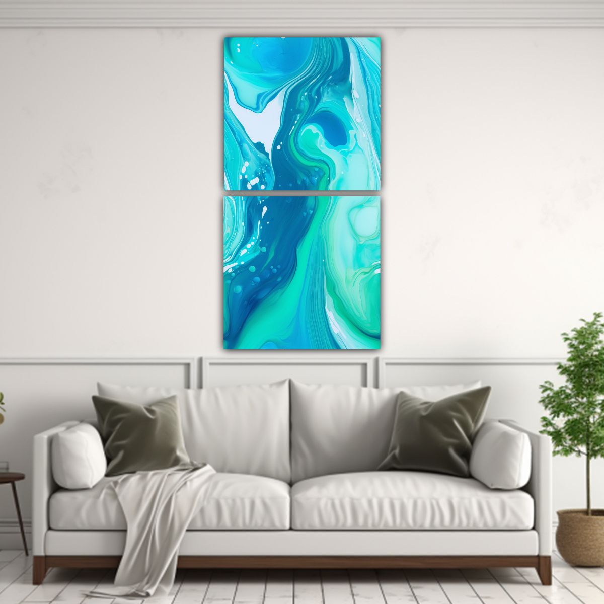 GENERICO - Pintura De Decoración De Arte Moderno Con 60x120 Cm