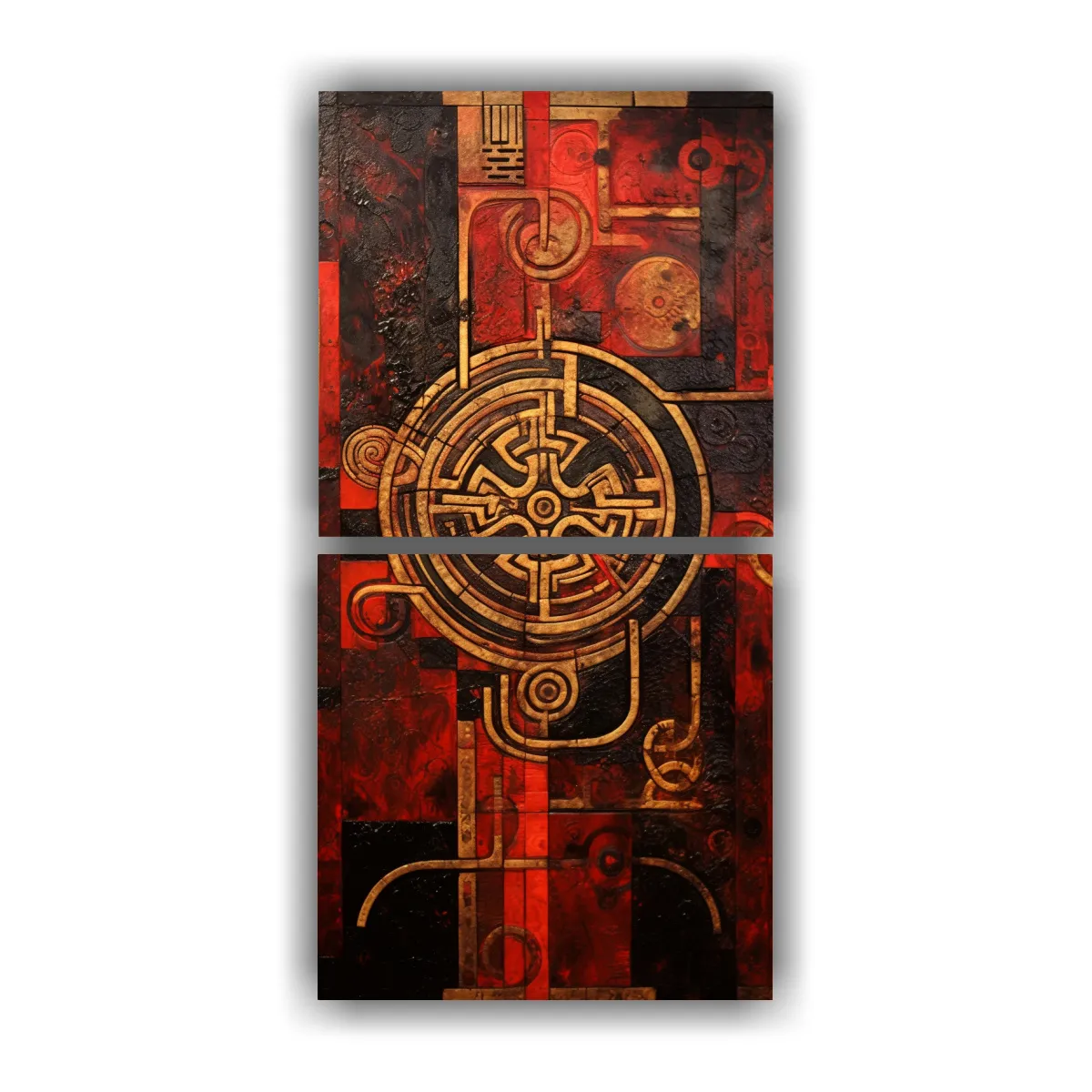 GENERICO - Tapiz Decorativo Con Antiguas Runas Y Símbolos 20x40 Cm