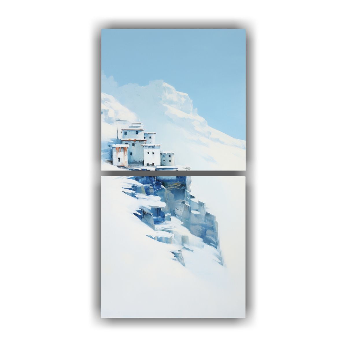 GENERICO - Pintura Innovadora De Dos Artes Impreso Belleza 60x120 Cm