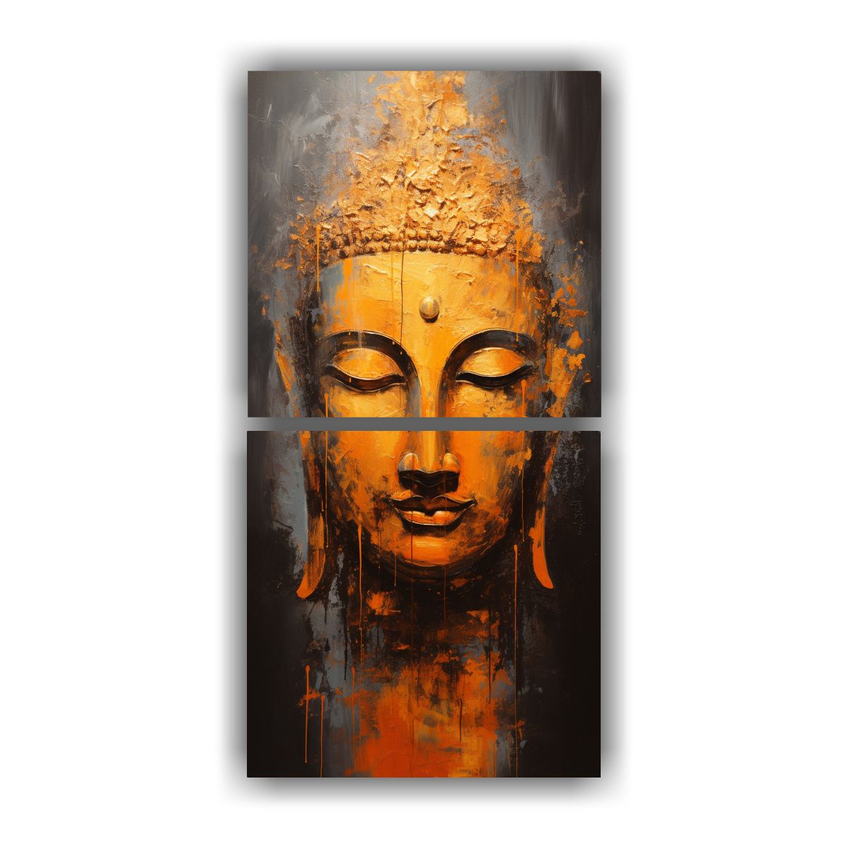 GENERICO - Pinturas Juveniles Abstractas De Buddha En Estilo 20x40 Cm