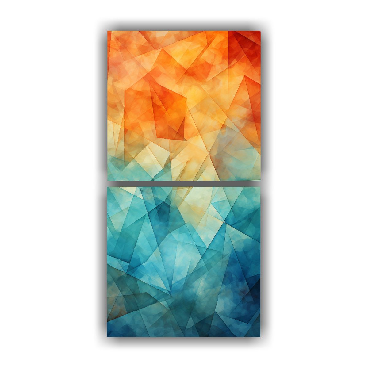 GENERICO - Arte De Pared Trapezoidal Espacio Creativo  60x120 Cm