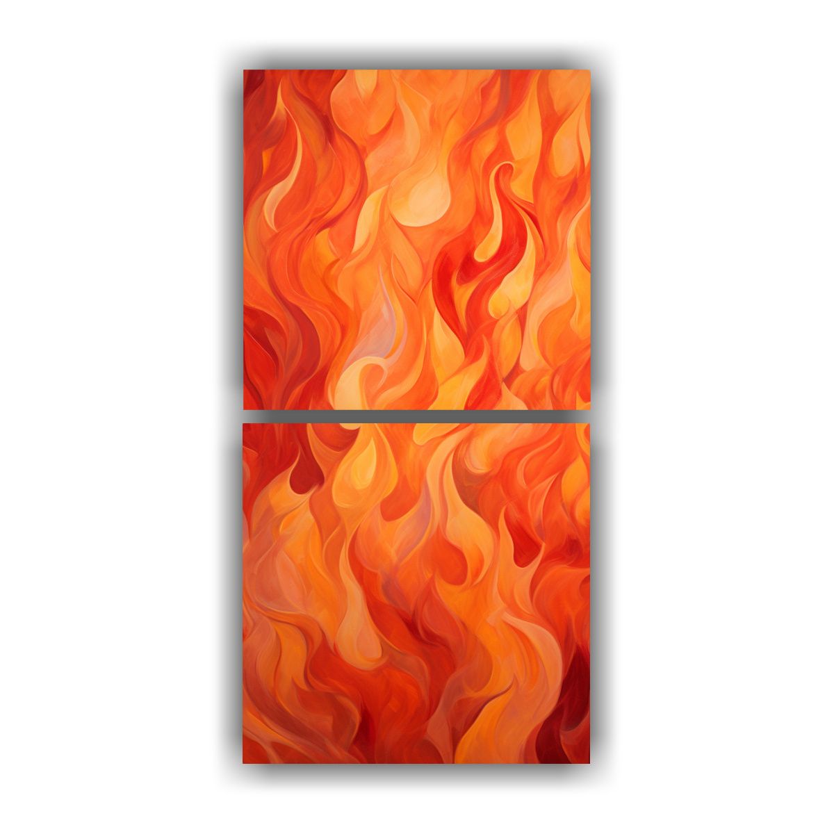 GENERICO - Cuadros De Decoración Abstracta De Tonos 40x80 Cm