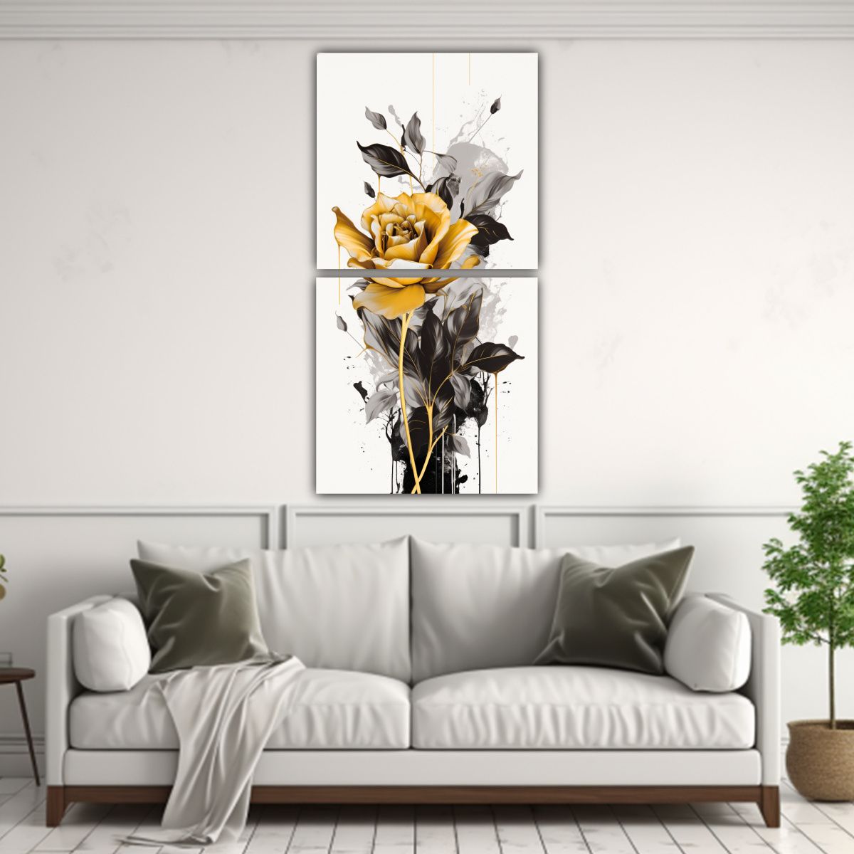 GENERICO - Pinturas Decorativas Con Motivo Neonoir En Un 20x40 Cm