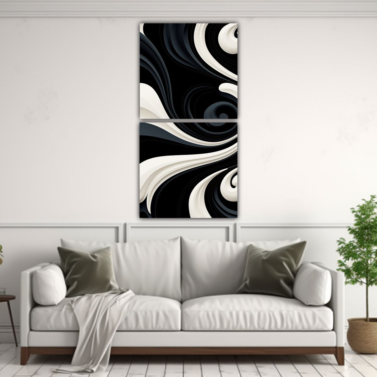 GENERICO - Pinturas Decorativas De Composición Abstracta 30x60 Cm