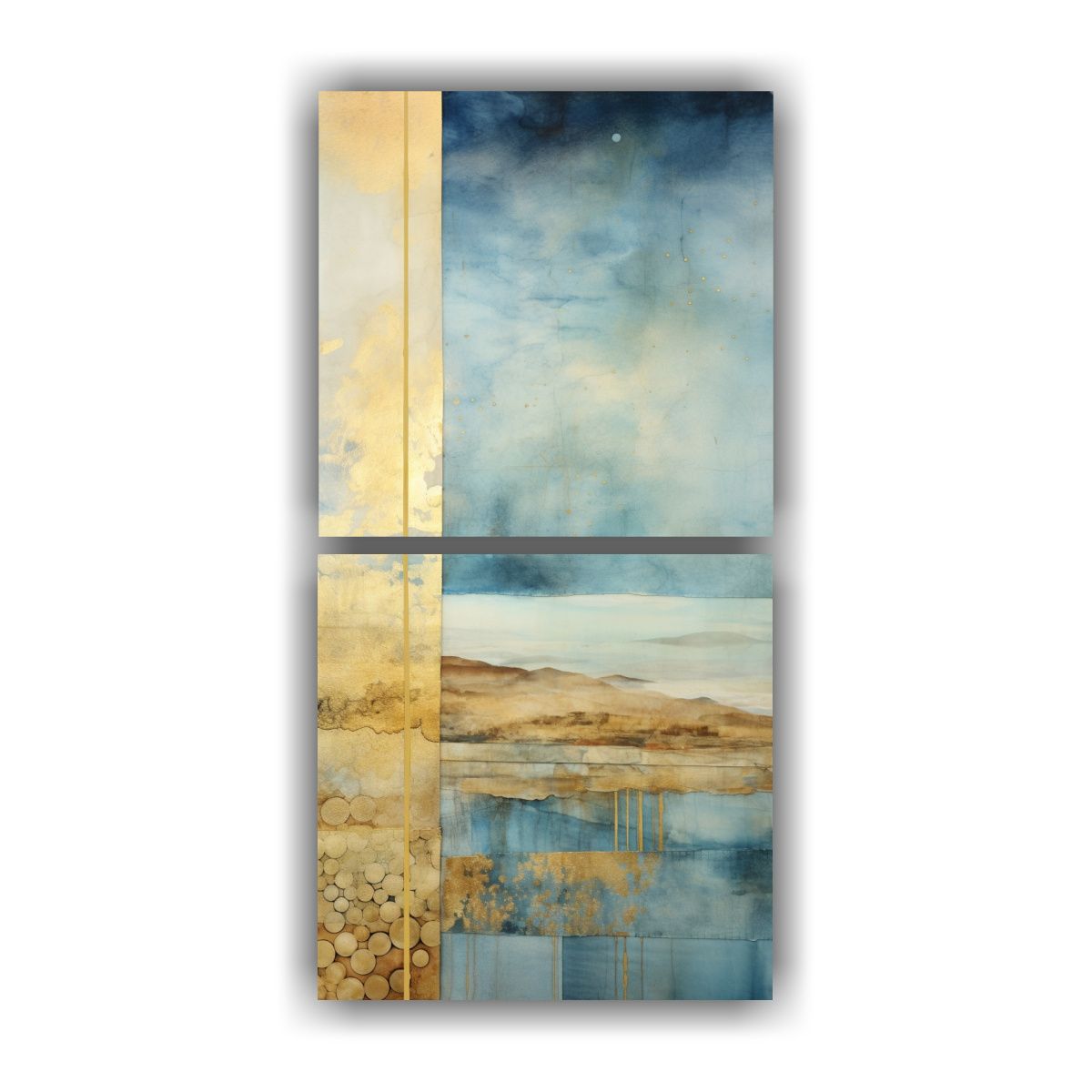 GENERICO - Pintura Inspiradora De Colores Vibrantes Con 60x120 Cm