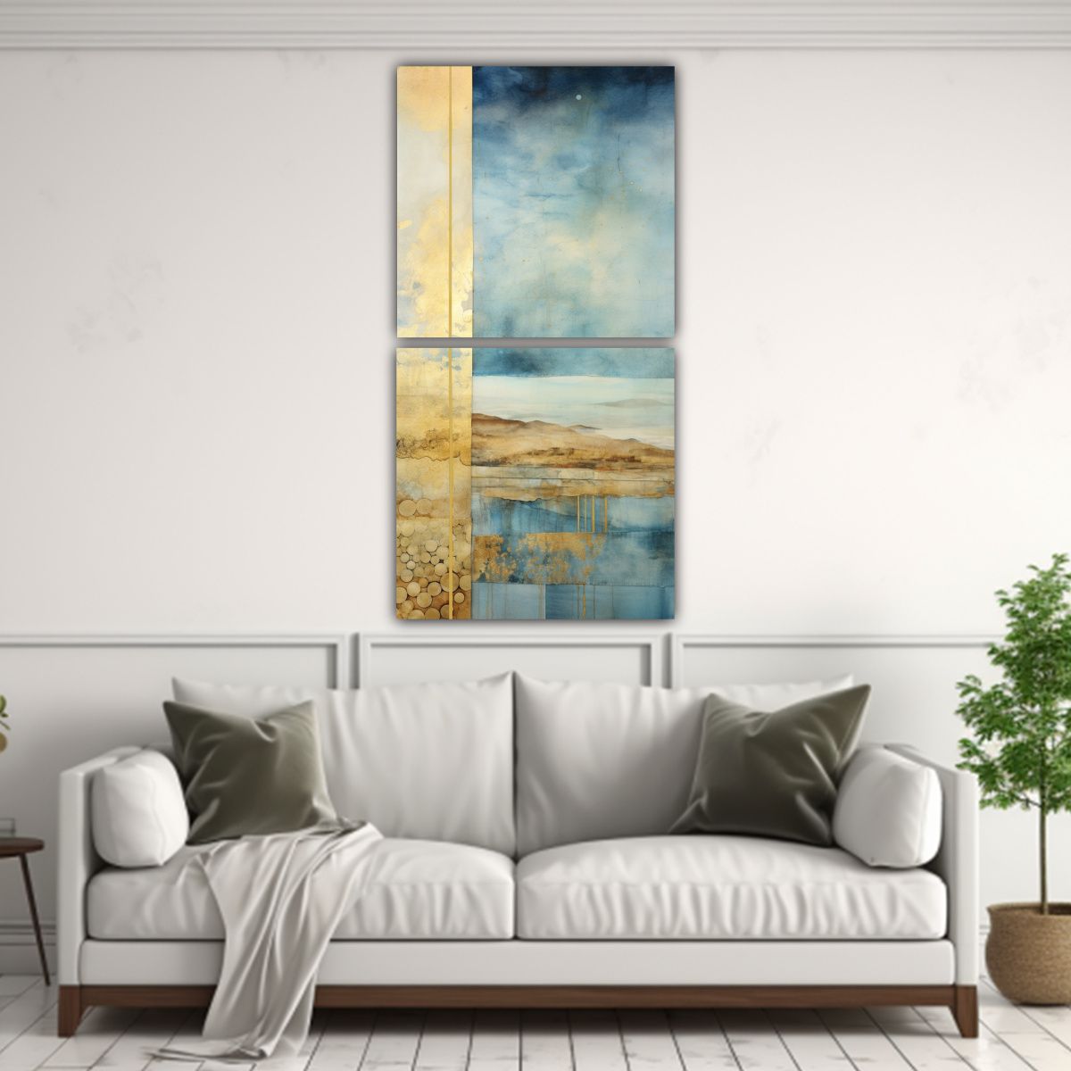 GENERICO - Pintura Inspiradora De Colores Vibrantes Con 60x120 Cm