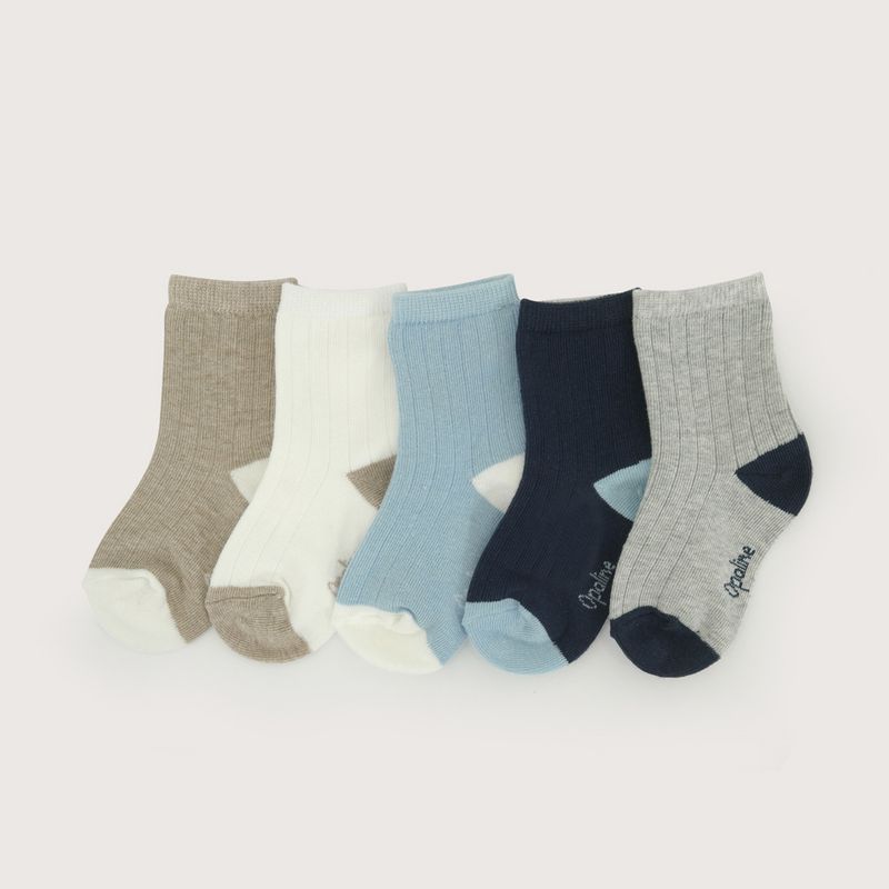 OPALINE - Pack de 5 calcetines multicolor niño 41125
