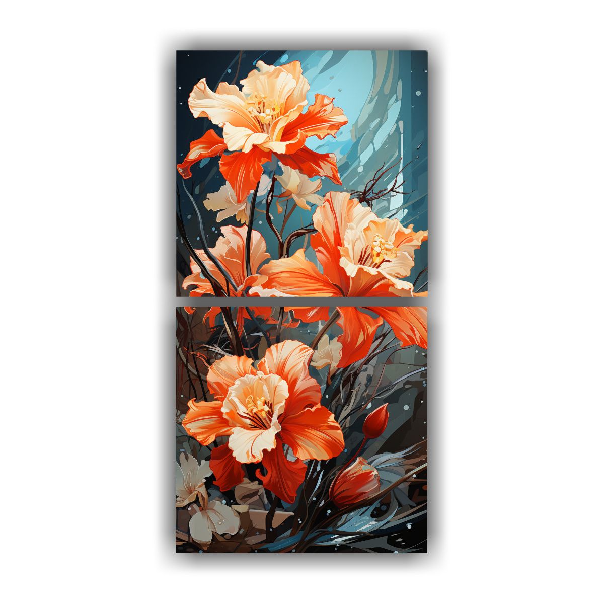 GENERICO - Pinturas Decorativas De Flores Narcisos En 60x120 Cm