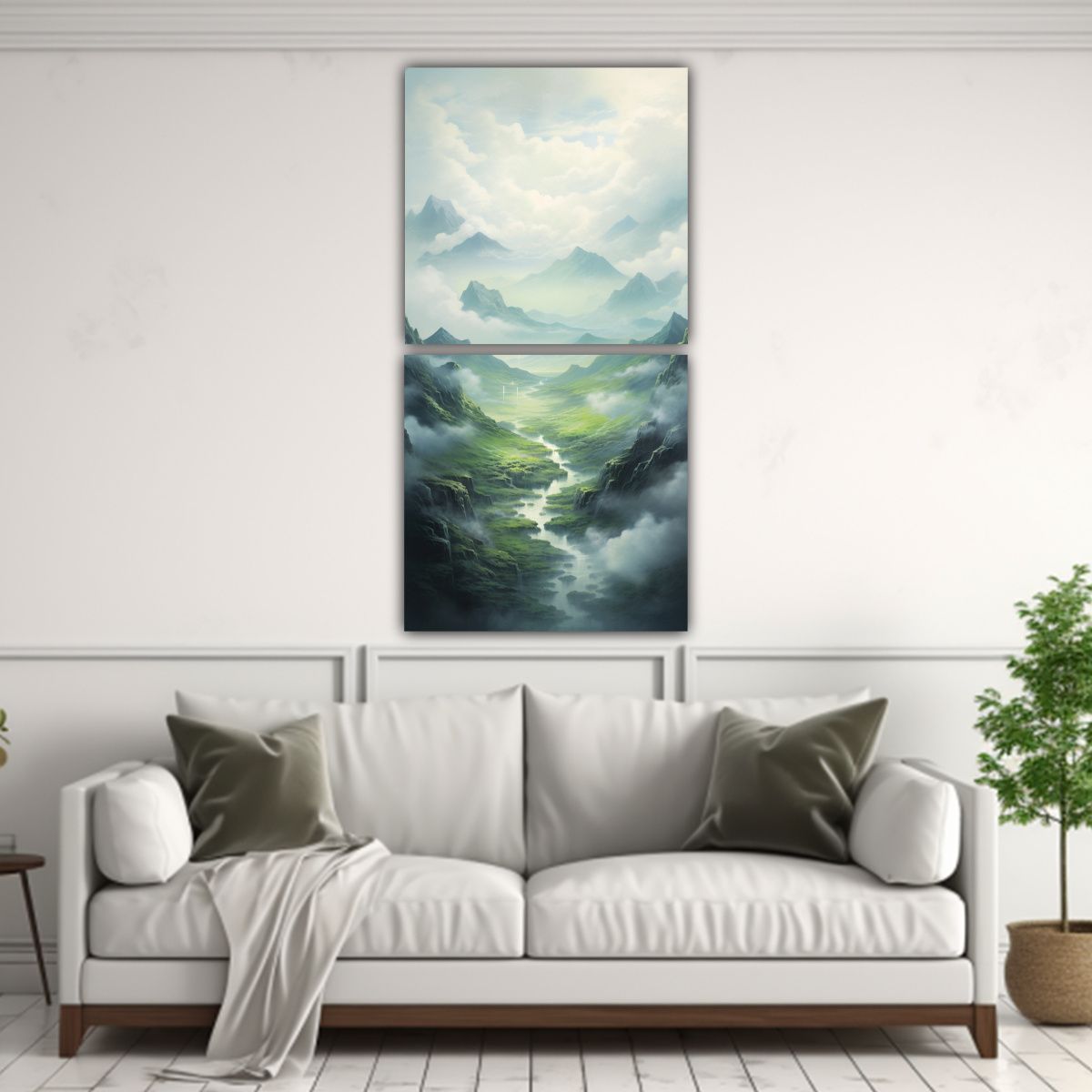 GENERICO - Pinturas Decorativas De La Enigmática Esencia 60x120 Cm