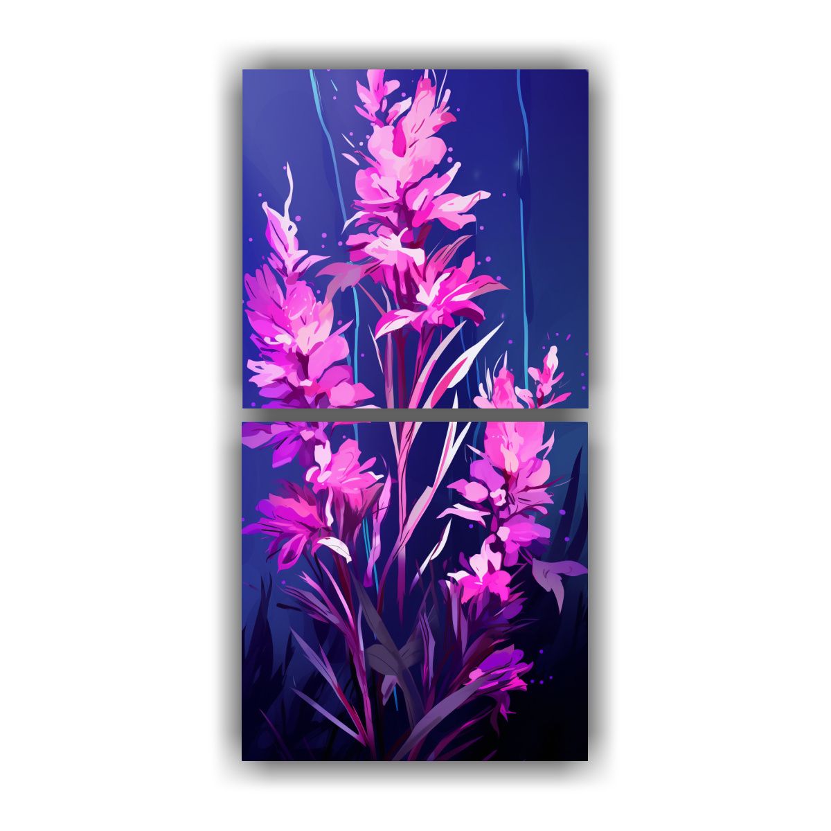 GENERICO - Cuadros Innovador Fireweed Herbs En Colores 60x120 Cm