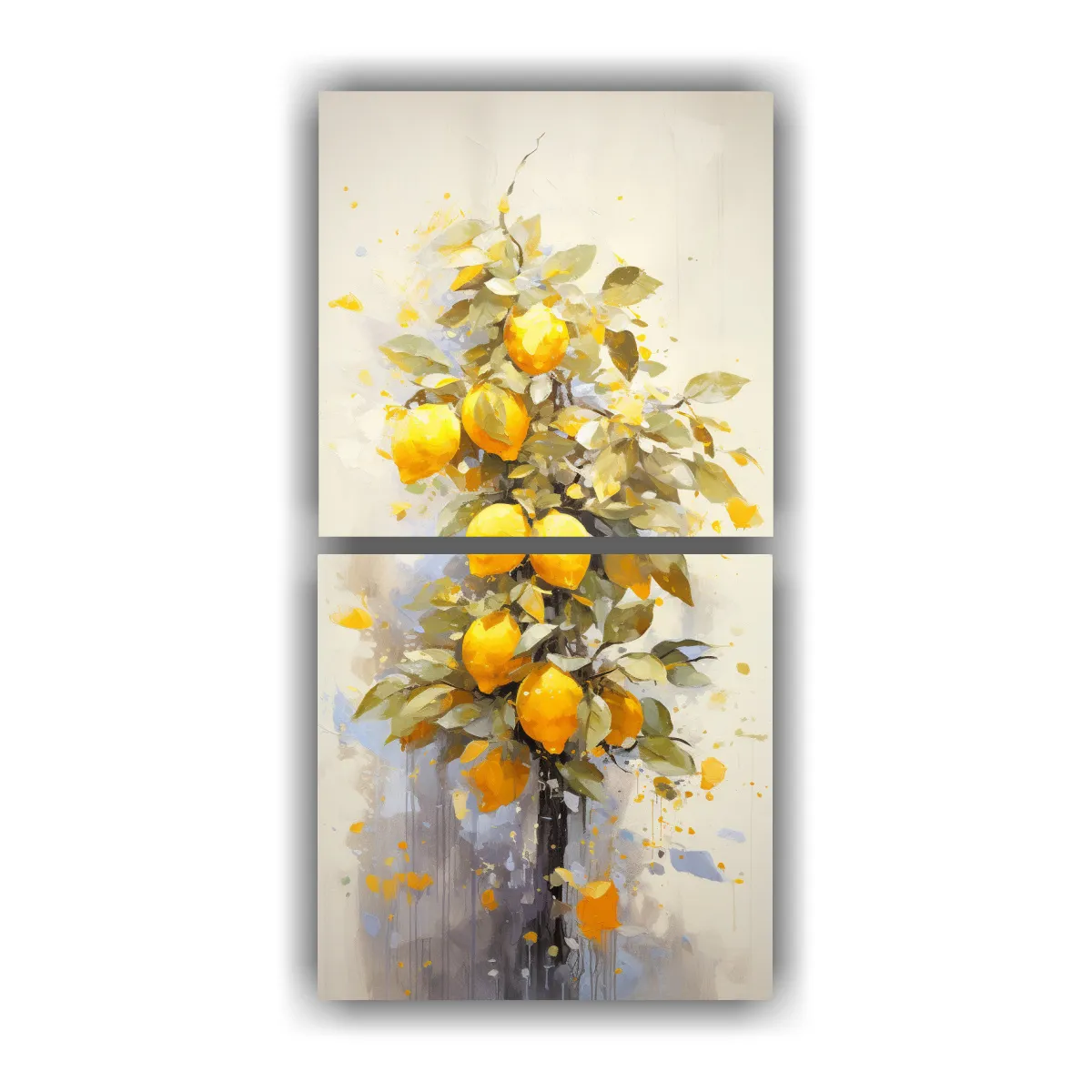 GENERICO - Regalo Artes Hermoso Cuadro Abstracto Árbol De 20x40 Cm