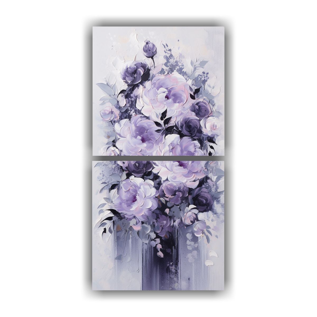 GENERICO - Pintura En Tela De Lona Llamativa Con Flores En 20x40 Cm