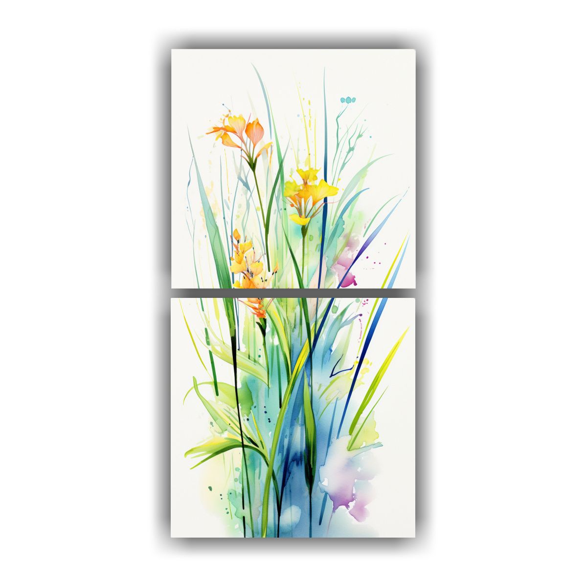 GENERICO - Pinturas Decorativas Composiciones Modernas 20x40 Cm