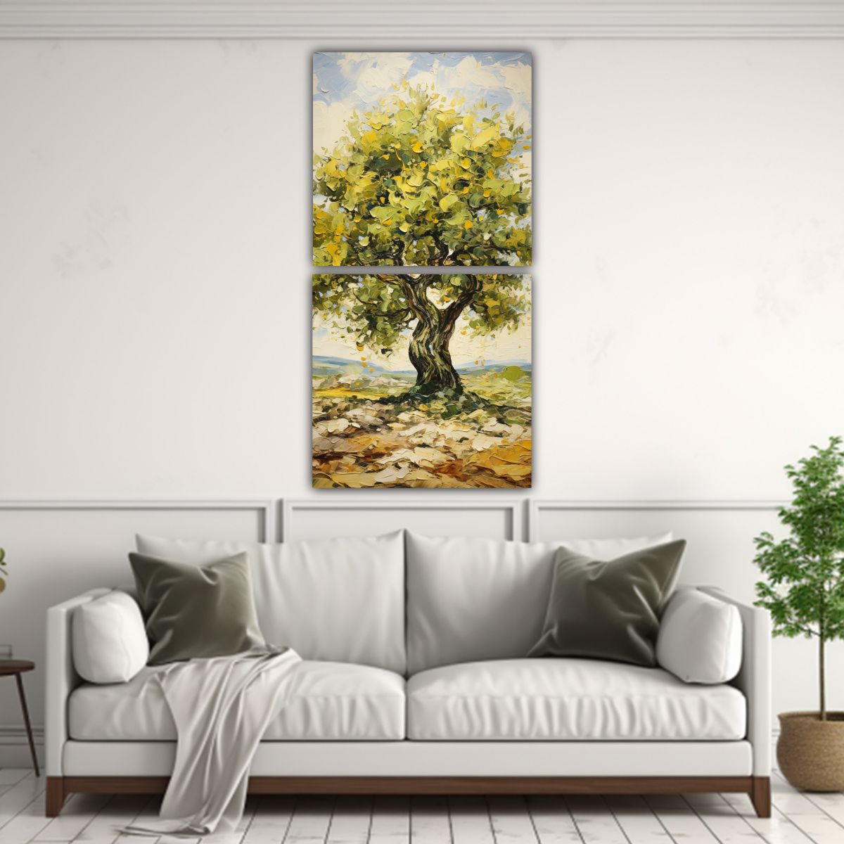 GENERICO - Arte De Pared Moderno Para Dormitorio Pintura 60x120 Cm