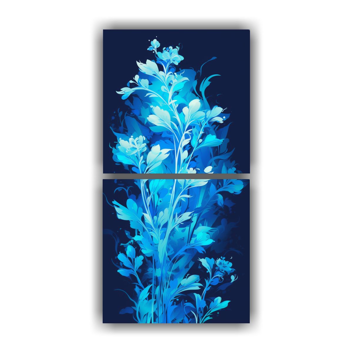 GENERICO - 2 Pinturas Callejeras Conceptuales De Bellas 20x40 Cm