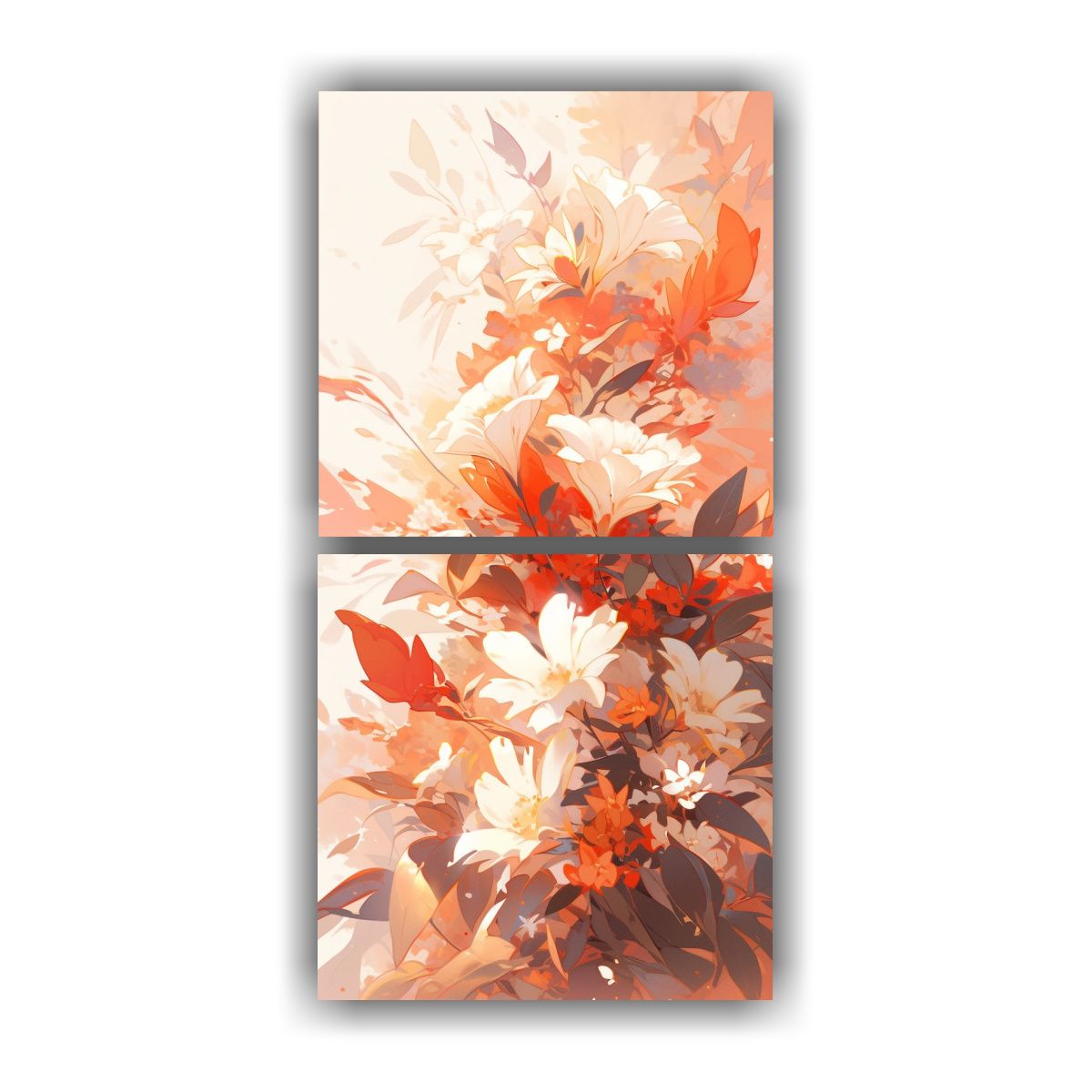 GENERICO - Conjunto De Lienzos Impresos Lineales En Colores 60x120 Cm