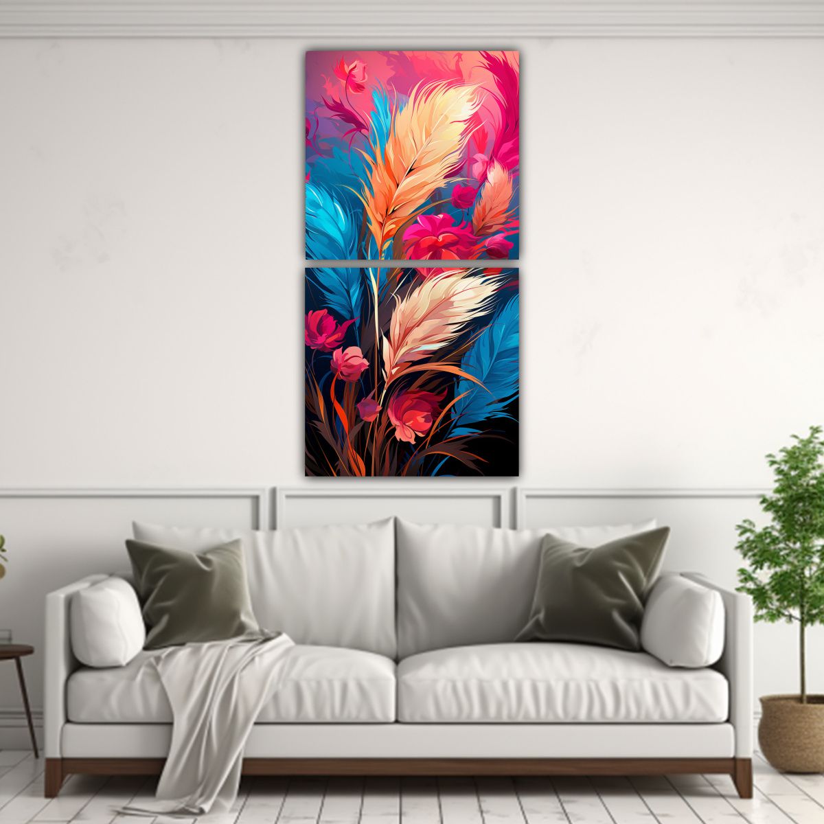 GENERICO - Pintura Decorativa Cuadros De Arte De Pared 60x120 Cm