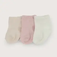 OPALINE - Pack de 3 calcetines rosados de bebe 41122