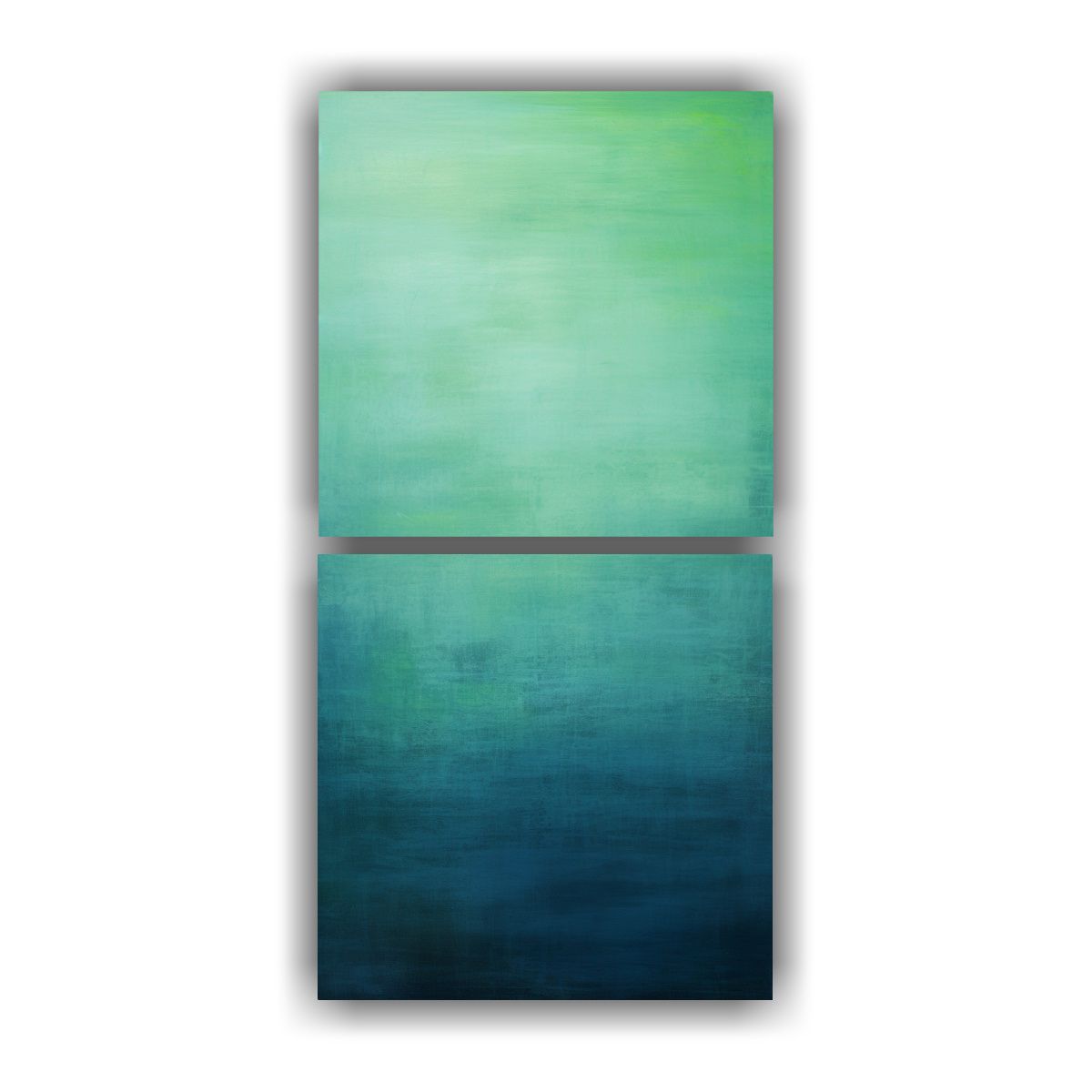 GENERICO - Pintura Estética De Dos Cuadros Inspirada En 20x40 Cm