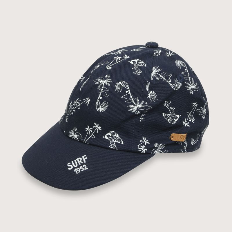 OPALINE - Jockey de niño palmeras navy