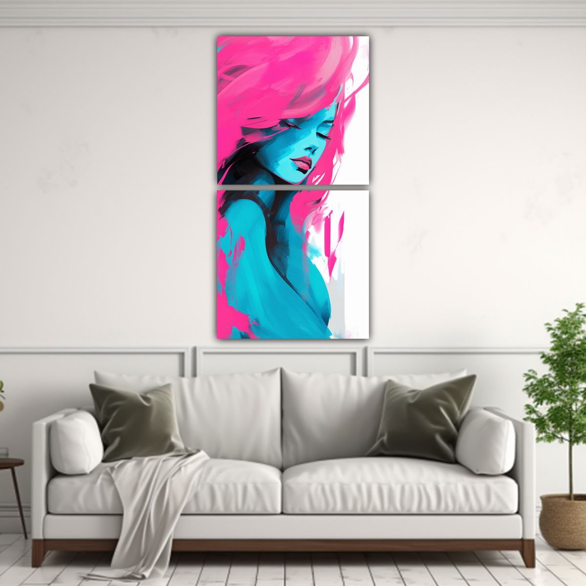 GENERICO - Pinturas Decorativas Con Atmósfera Neonoir 20x40 Cm