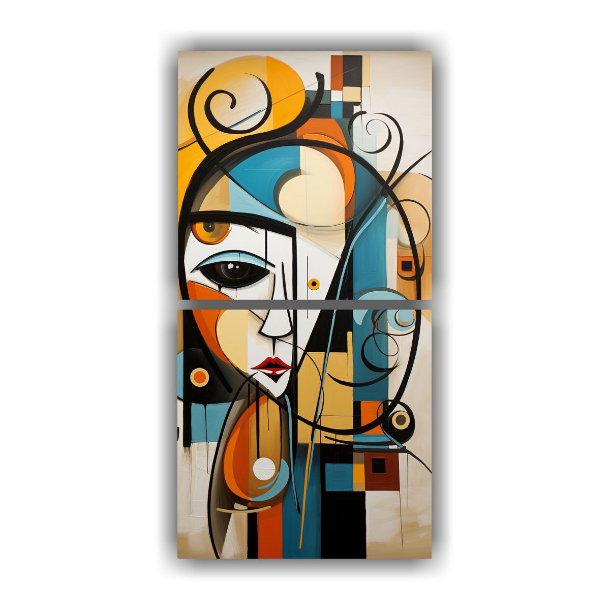 GENERICO - Cuadros Forma Vida Arte Abstracto Famoso 40x80 Cm