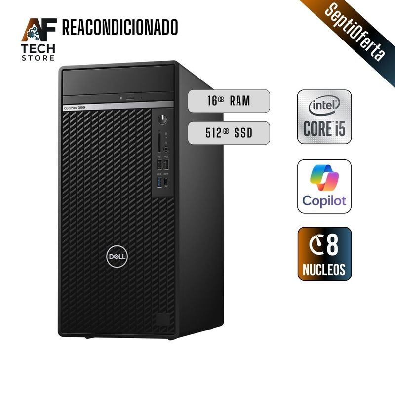 DELL - SeptiOferta DELL 7090 TWR Reacondicionado i5 10th – 16GB / 512GB SSD