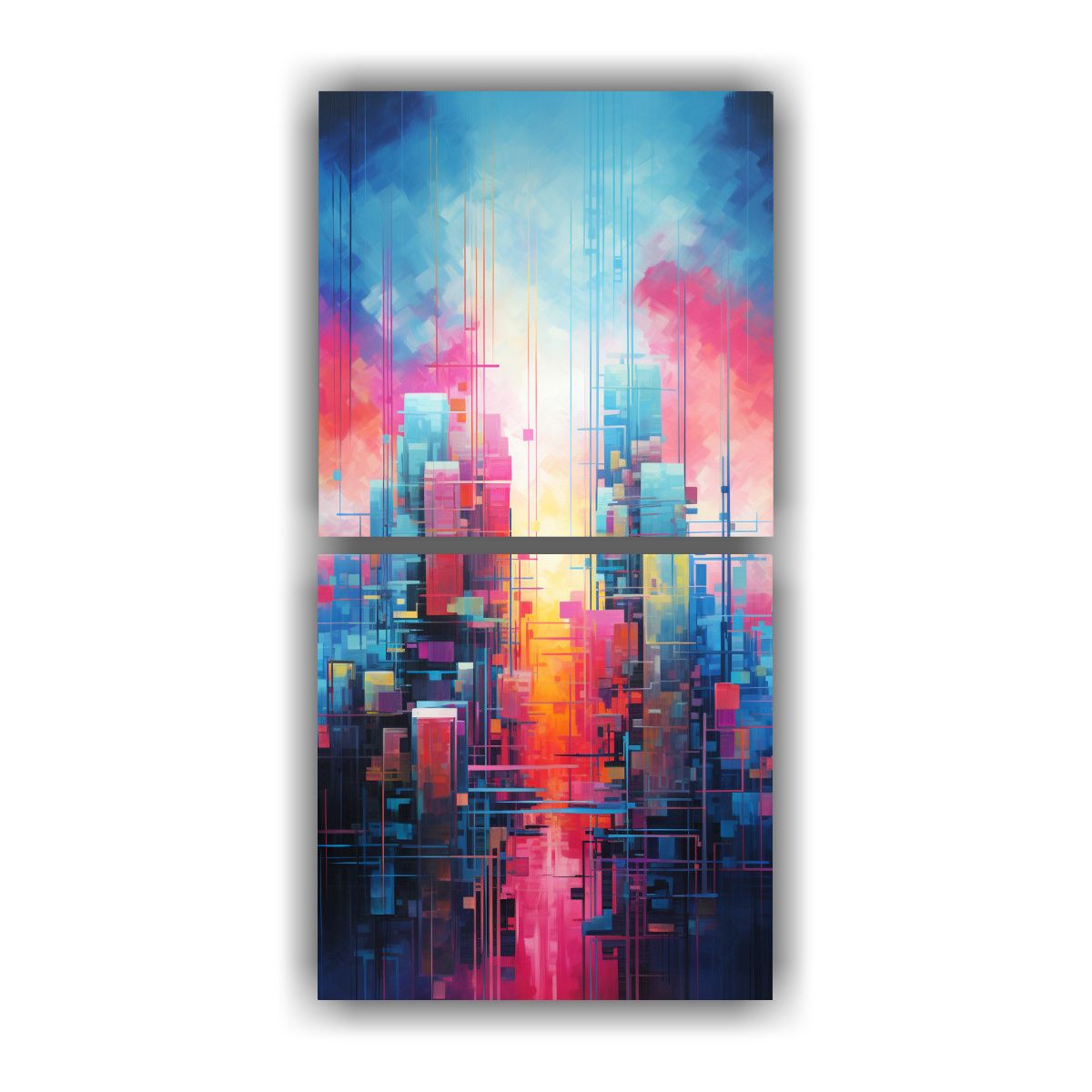 GENERICO - Pinturas Decorativas De Composición Elegante En 60x120 Cm