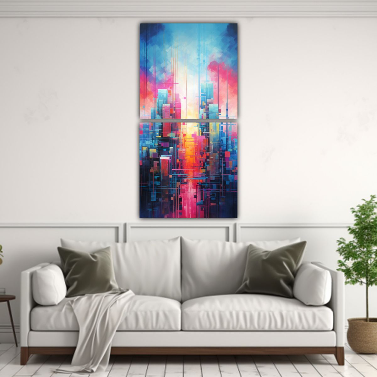 GENERICO - Pinturas Decorativas De Composición Elegante En 60x120 Cm