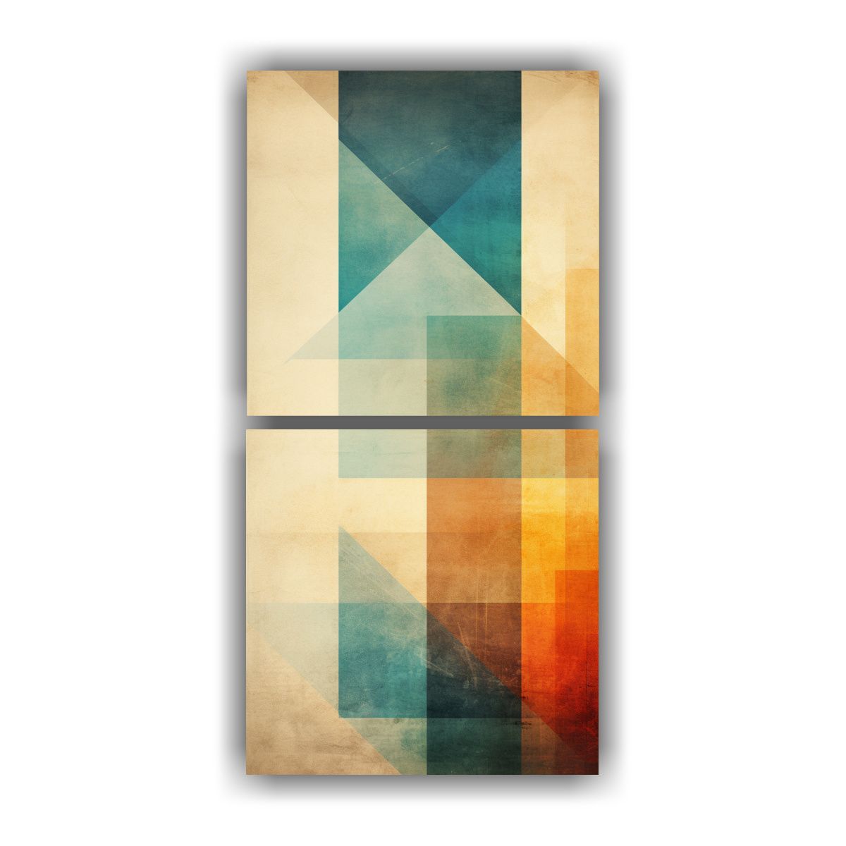 GENERICO - Pinturas Decorativas De Concepto Temático De Dos 40x80 Cm