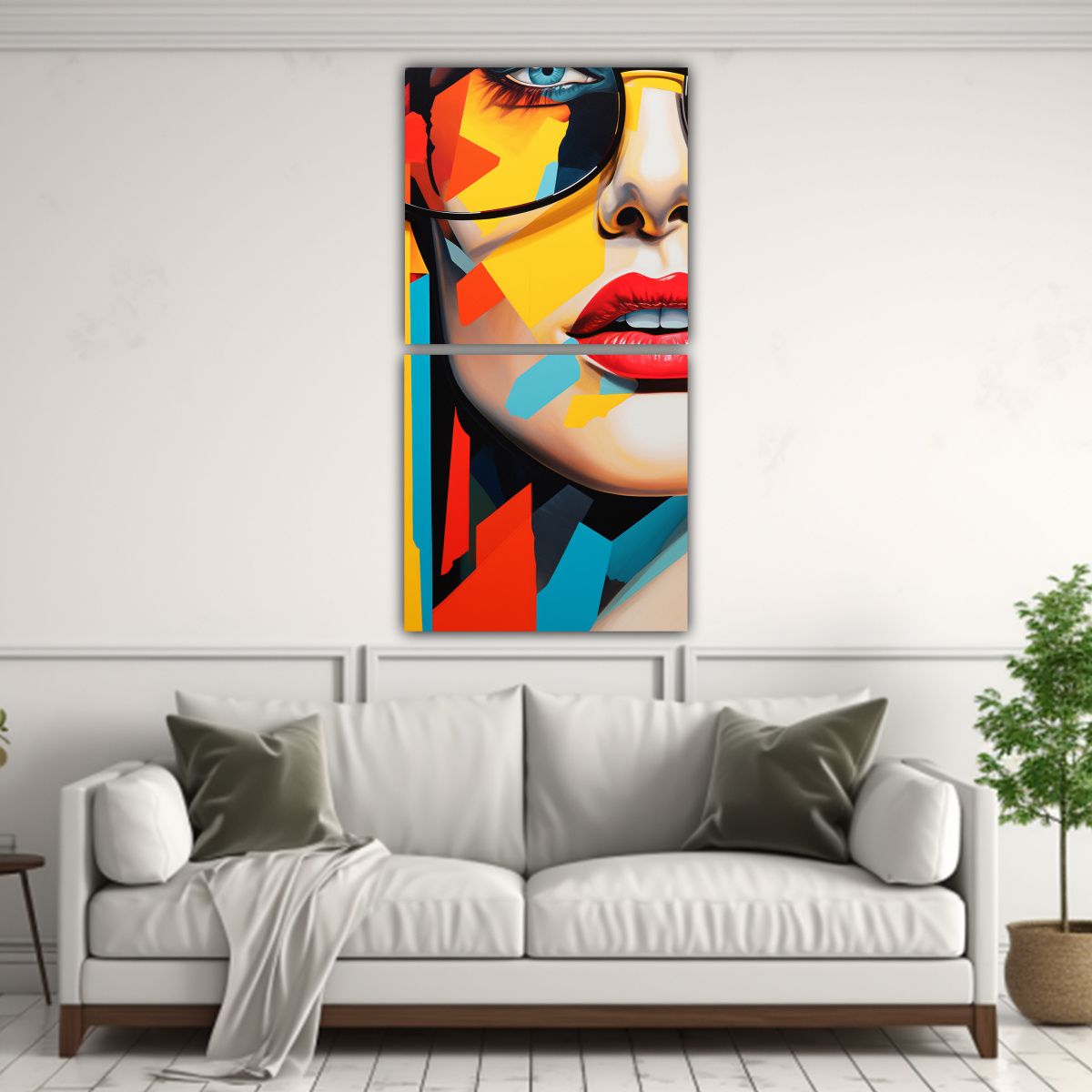 GENERICO - Pinturas Decorativas De Fusión Abstracta De Pop 30x60 Cm