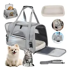 EVERSO - Bolso Transportador Para Mascota Gato Perros Multifuncional