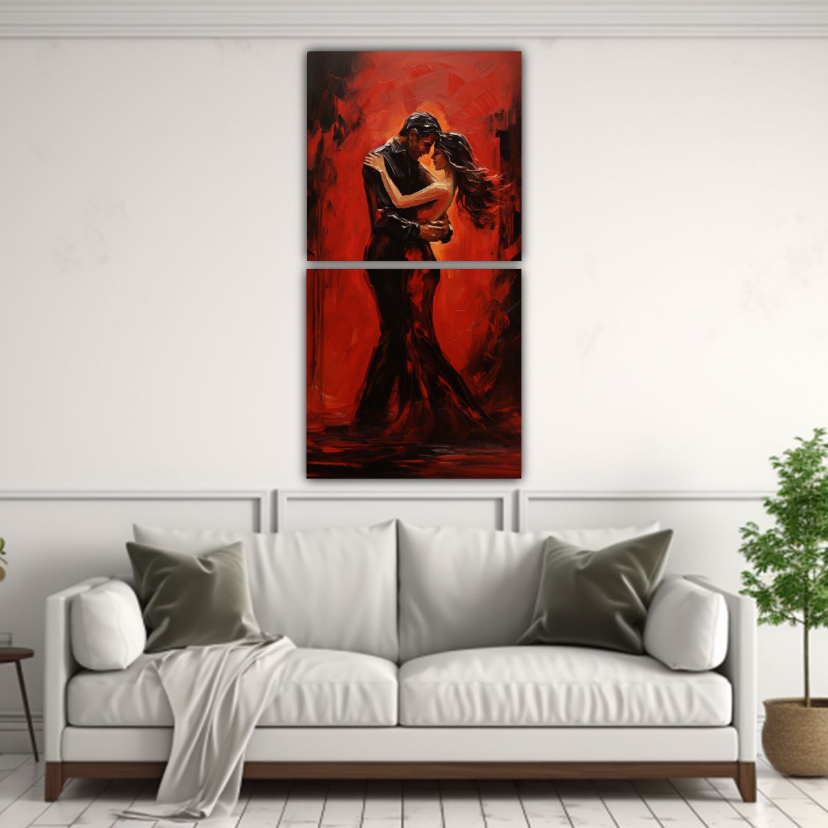 GENERICO - Arte Gráfico De La Pasión Salvaje De Un Baile 30x60 Cm