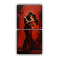 GENERICO - Arte Gráfico De La Pasión Salvaje De Un Baile 20x40 Cm