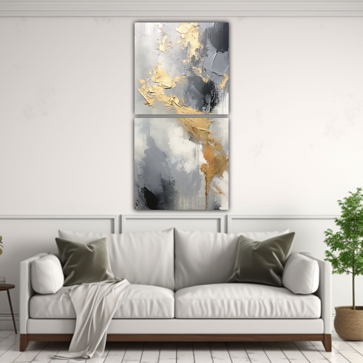 GENERICO - Artes Movimiento Reflejo Pieza De Arte Grande 20x40 Cm