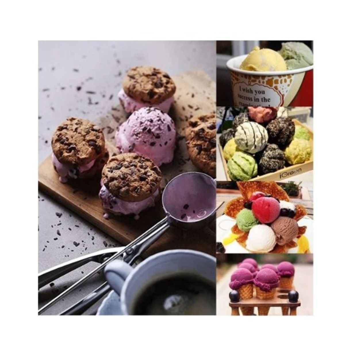 GENERICO - Cuchara para Helados con Liberador