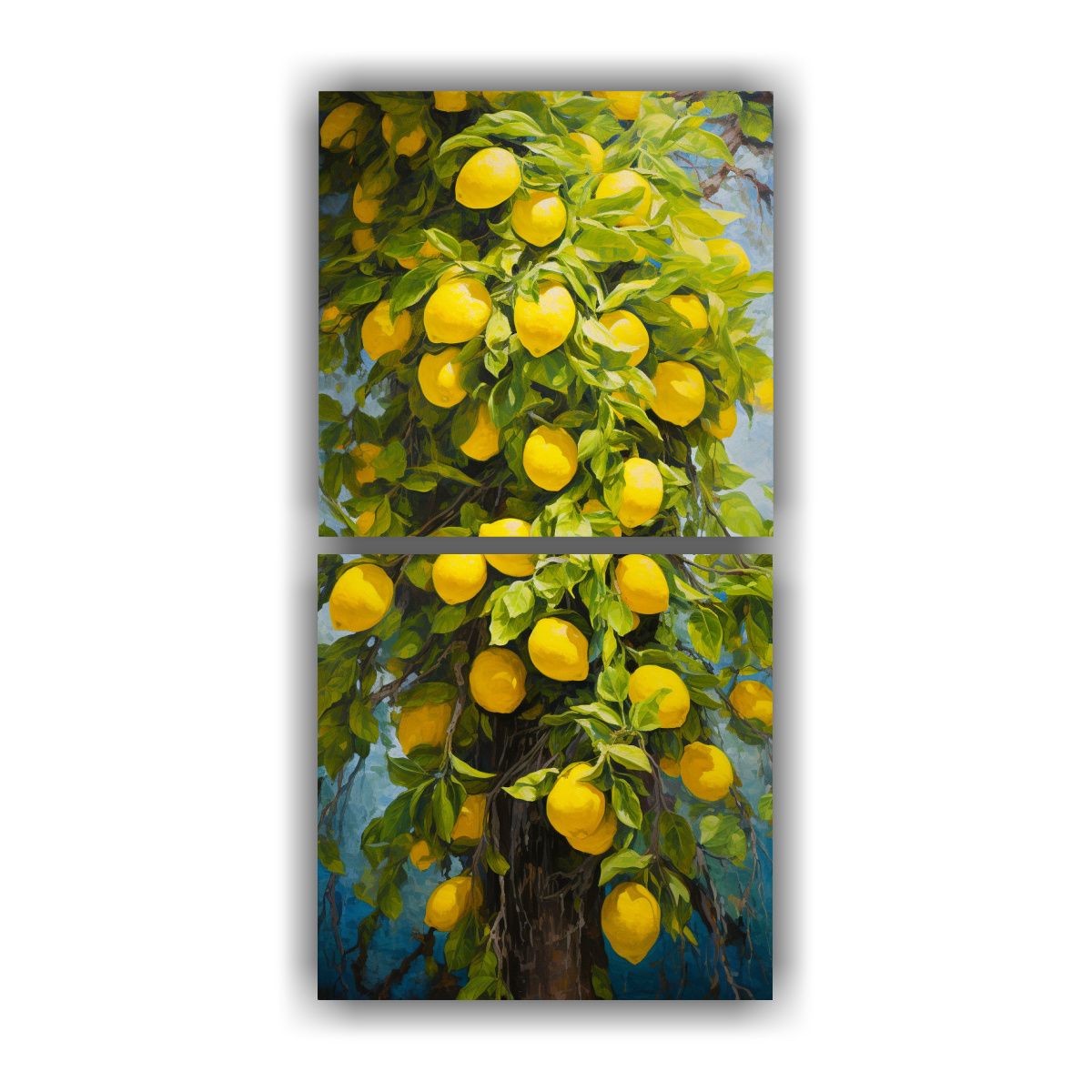 GENERICO - Cuadro Abstracto Estilo óleo De Alta Calidad 40x80 Cm