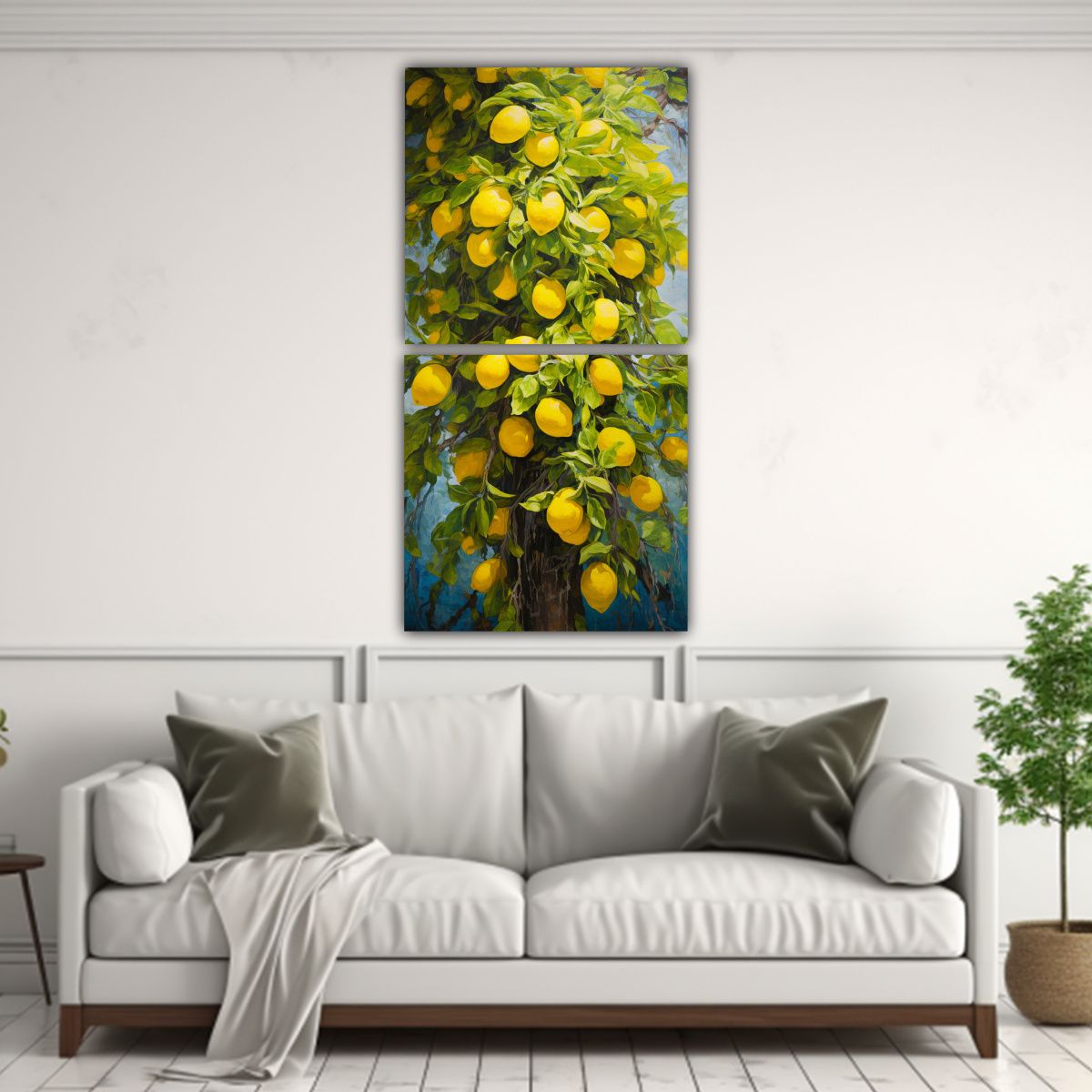 GENERICO - Cuadro Abstracto Estilo óleo De Alta Calidad 40x80 Cm