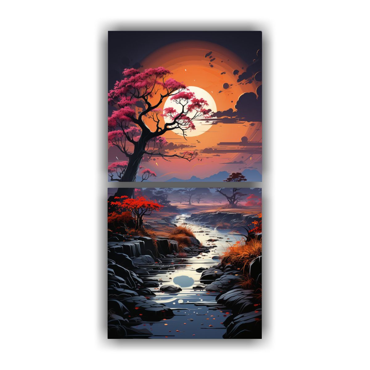 GENERICO - Pinturas Decorativas De La Combinación 60x120 Cm