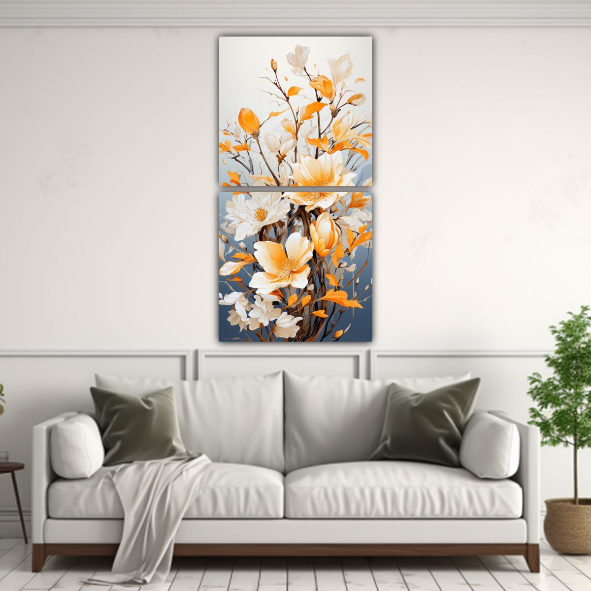 GENERICO - Cuadros Espectaculares Del Árbol De Ocotillo En 20x40 Cm