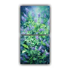 GENERICO - Cuadros Venta Vision Aromas Hierbas Pintura 60x120 Cm