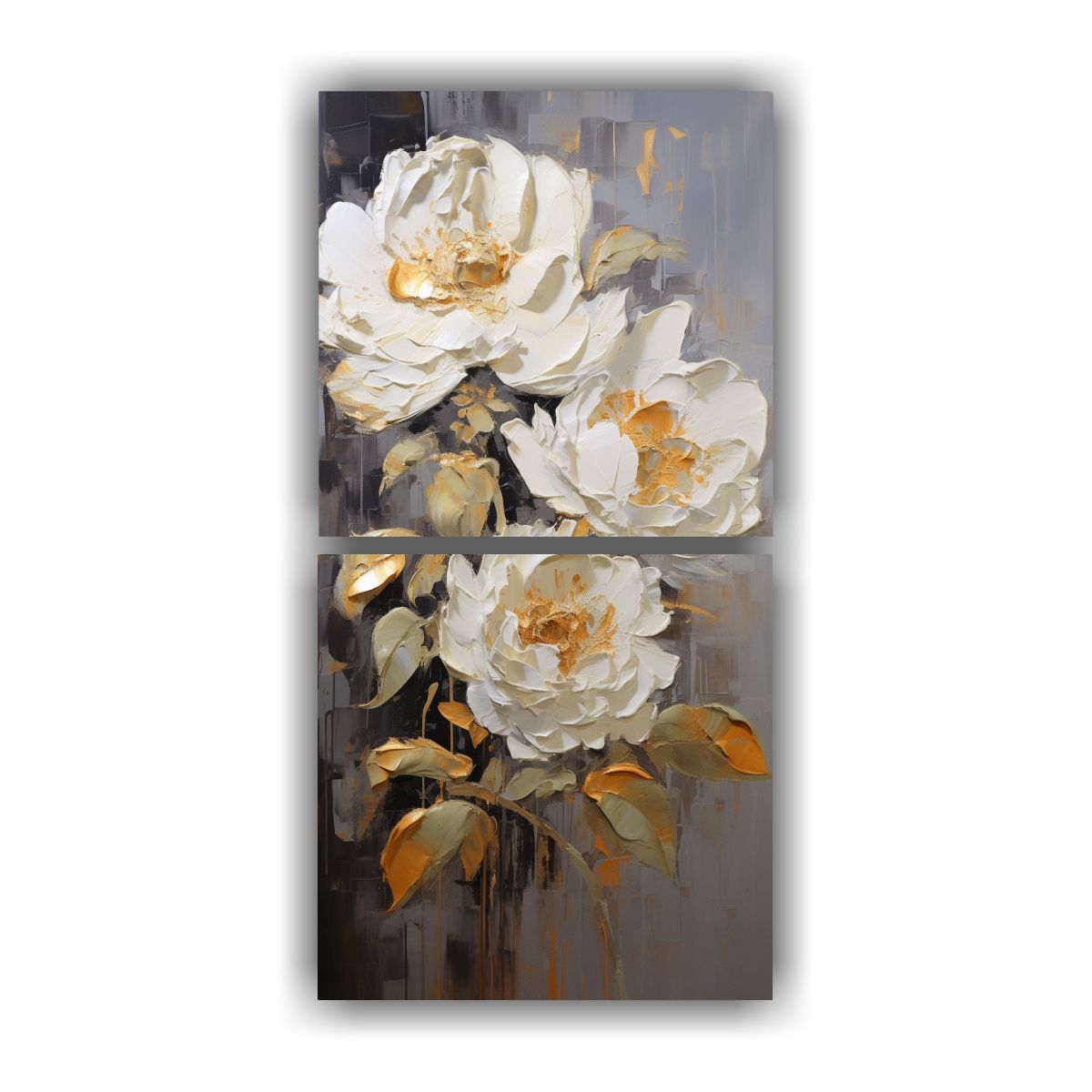 GENERICO - Pintura Al óleo Lienzos Vanguardia Exuberantes 40x80 Cm