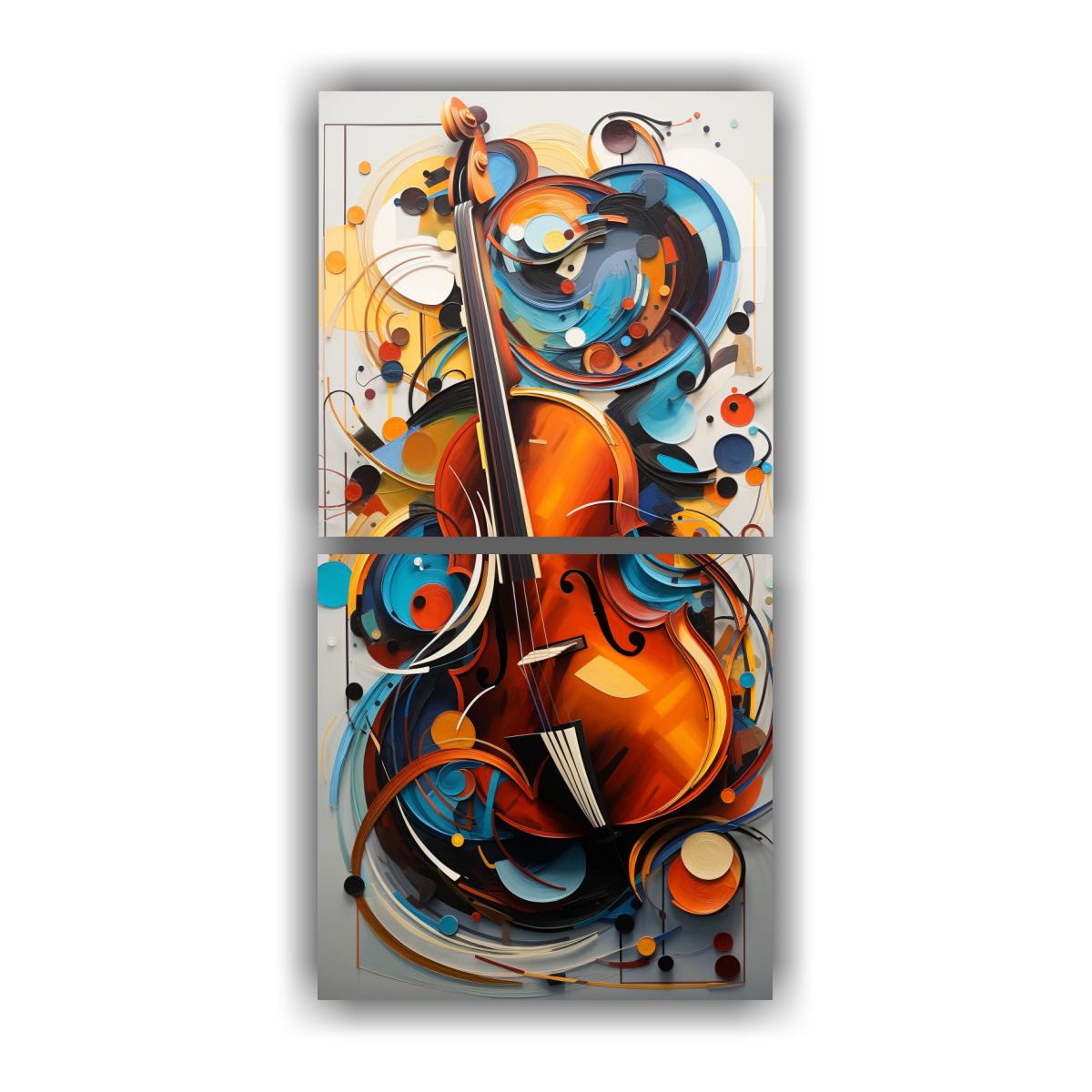 GENERICO - Composiciones Forma Inspiración Abstracta De 20x40 Cm