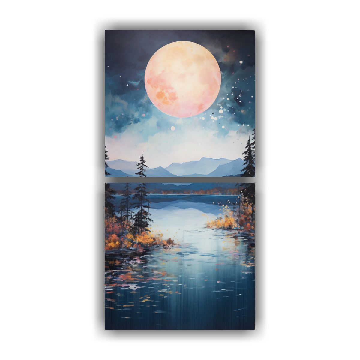 GENERICO - Interpretación Abstracta De La Belleza Etérea 50x100 Cm