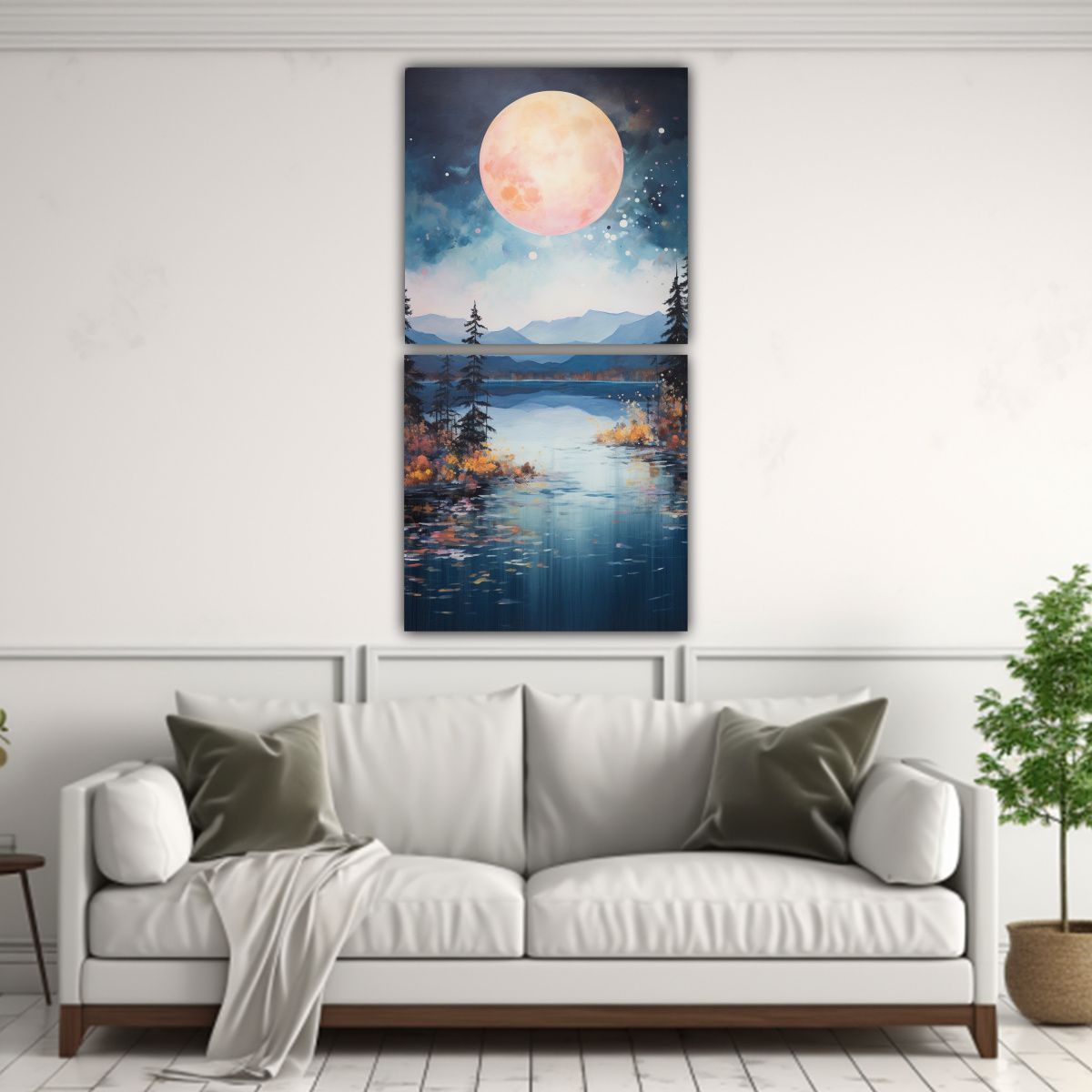 GENERICO - Interpretación Abstracta De La Belleza Etérea 50x100 Cm