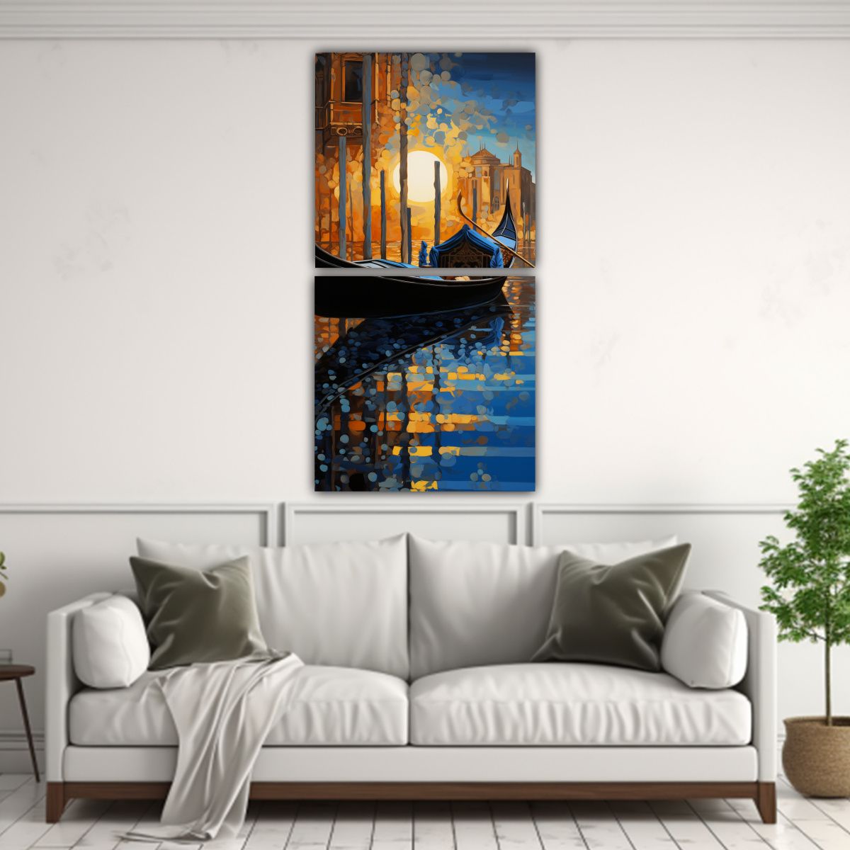 GENERICO - Paisaje Galera Arte Alta Resolución Góndola 20x40 Cm