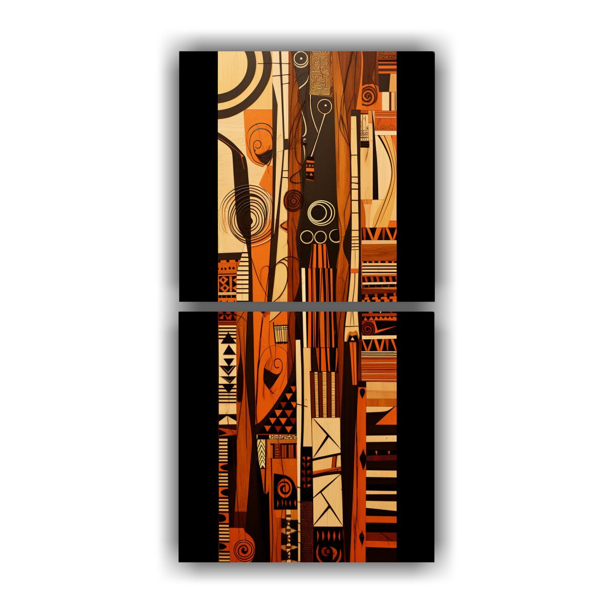 GENERICO - Pinturas Decorativas De Baño Díptico Tema Baño 40x80 Cm