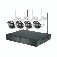 PUNTO STORE - Kit Cámaras Seguridad WiFi Inalámbricas HogarOficina - PS
